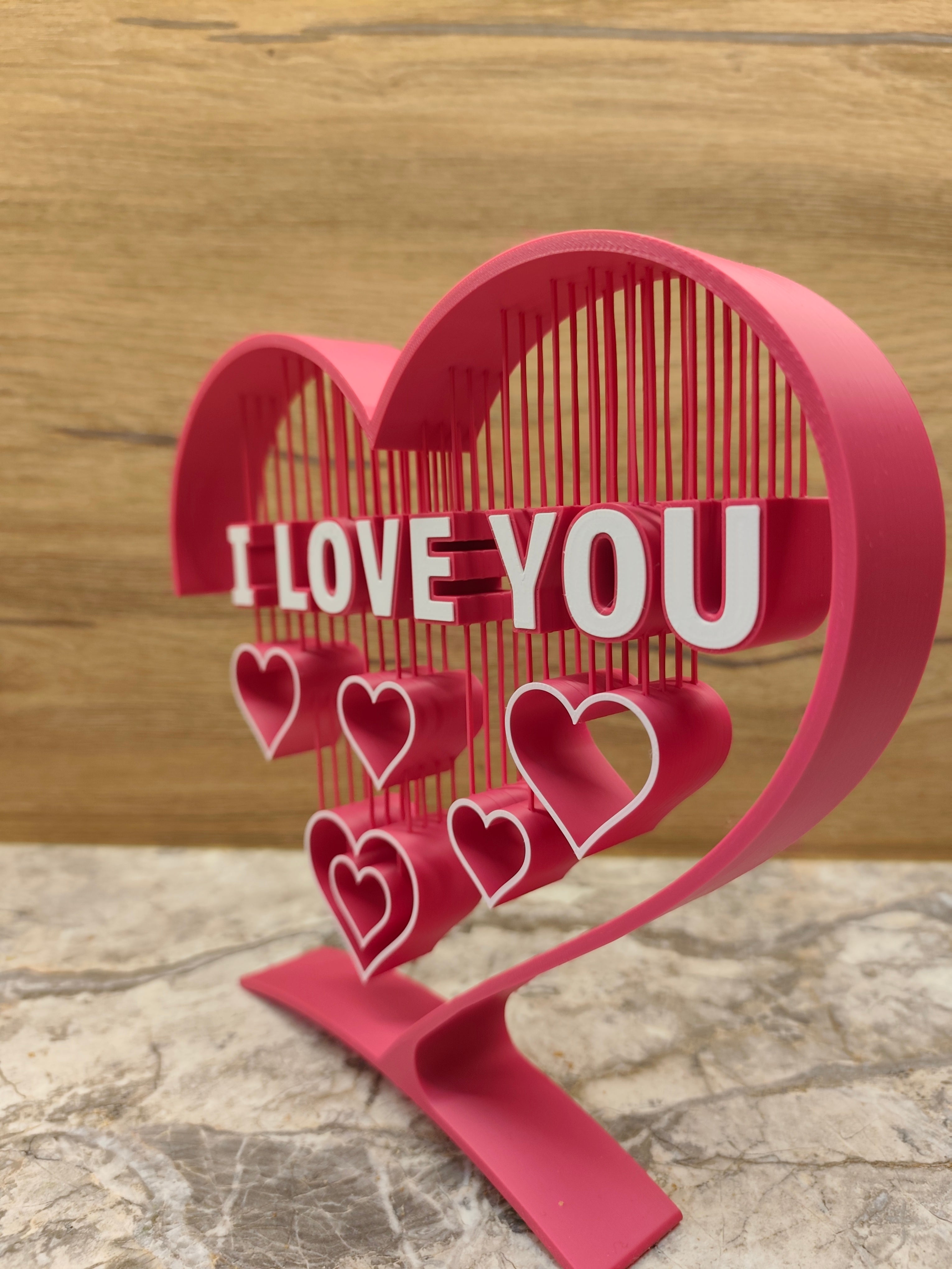 ❤️ Dekorativno srce I Love You