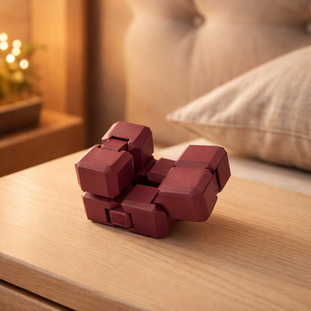 Spiralni fidget – antistresni 3D pripomoček