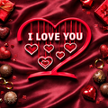 ❤️ Dekorativno srce I Love You