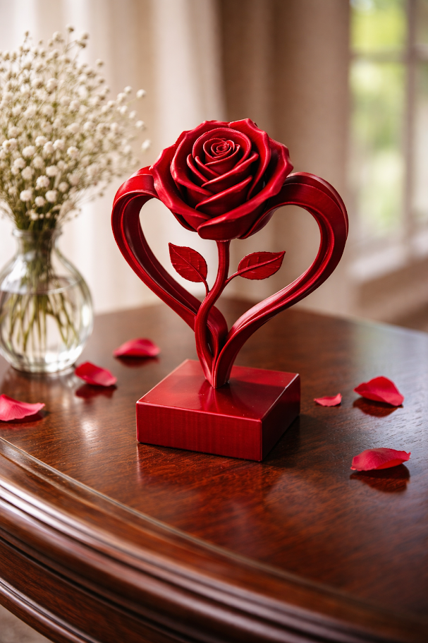 🌹 Dekorativna vrtnica v obliki srca