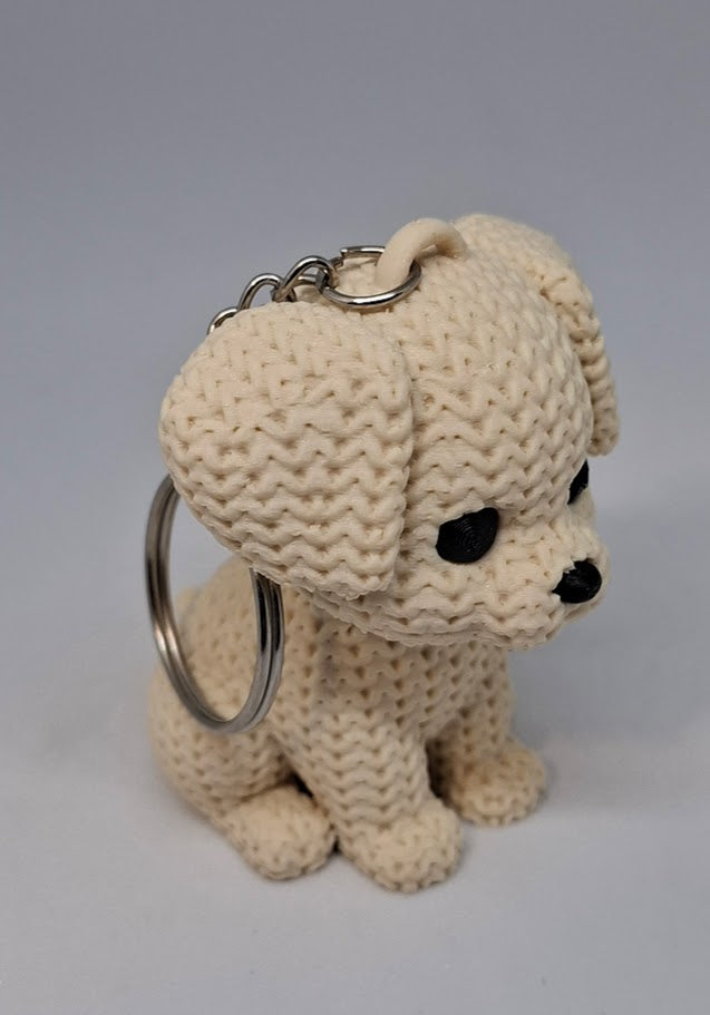 Štrikani kuža – obesek za ključe 🧶🐾 V 6,5 cm